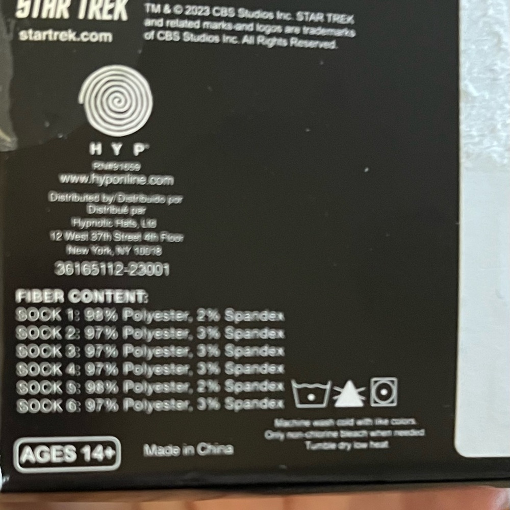 Star Trek Socks - Picture 4 of 4